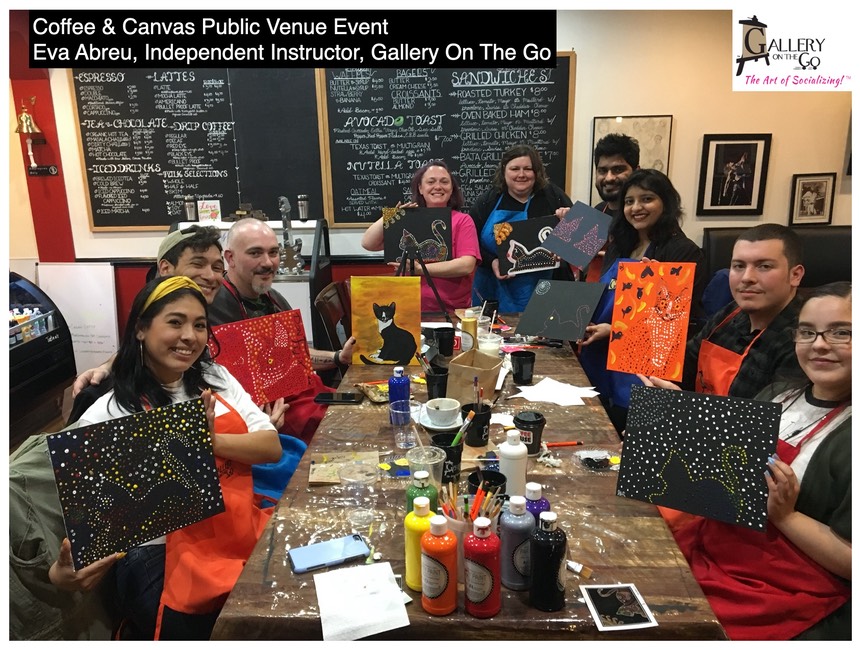 GOTG pic EA coffee and canvas public venue